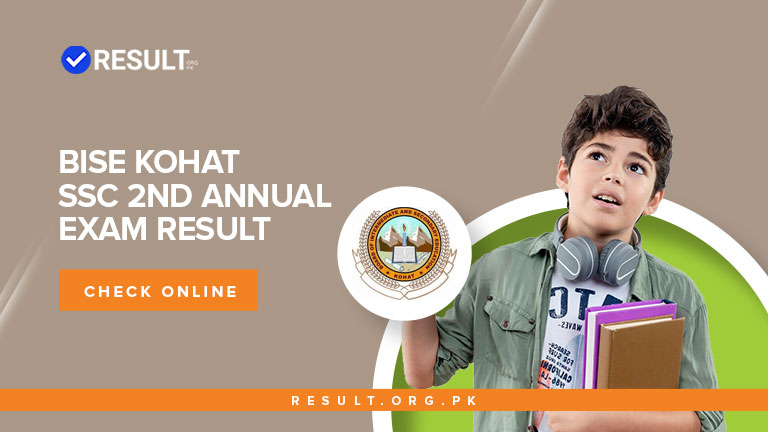 BISE Kohat SSC 2nd Annual Exam Result 2023