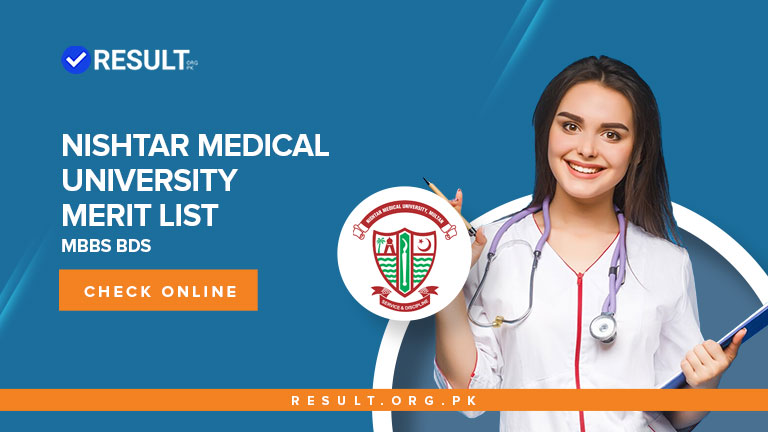 Nishtar Medical University Merit List 2024 MBBS & BDS