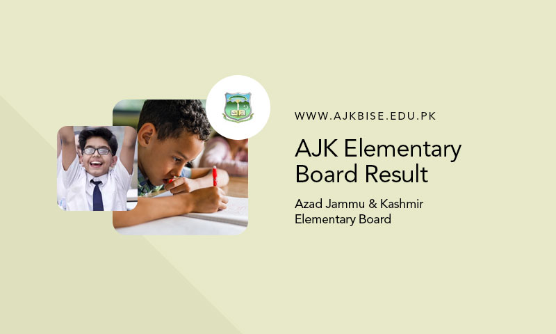 AJK Elementary Board Result 2023 5th and 8th Class