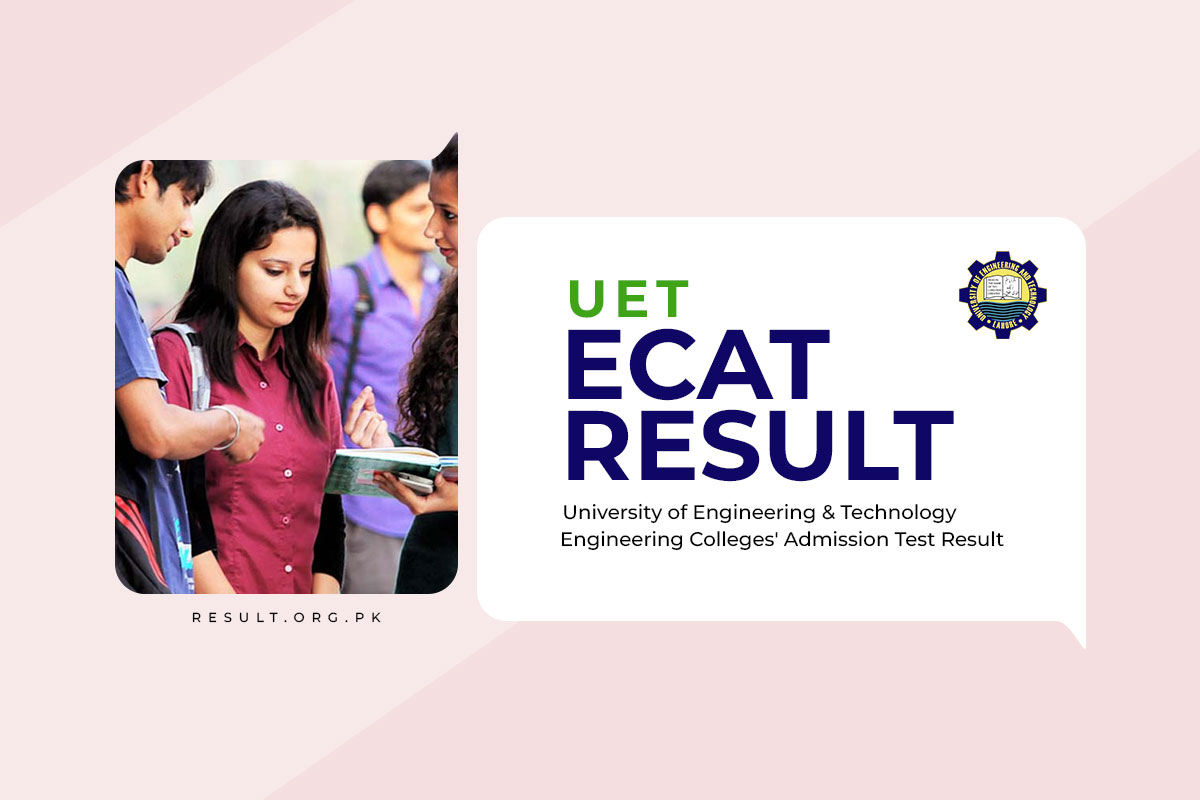 ECAT Result 2023 Announced by UET
