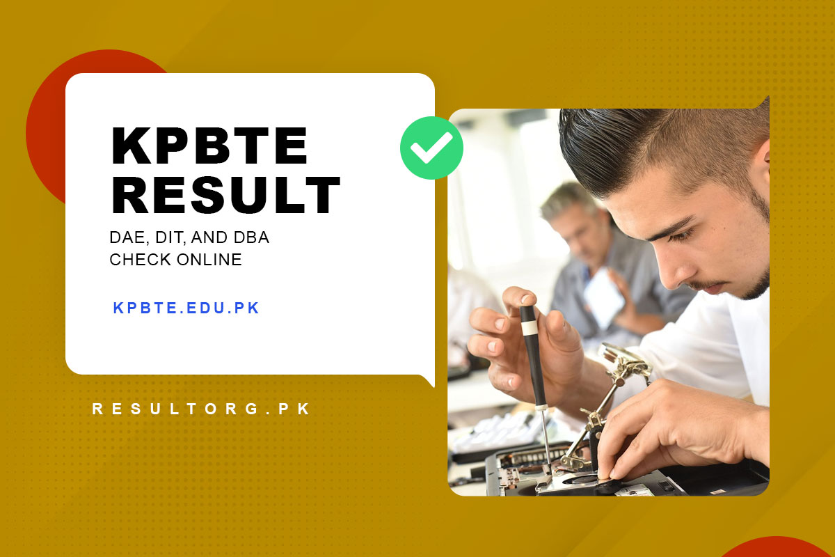 KPBTE Result 2023 DAE, DIT, and DBA Check Online