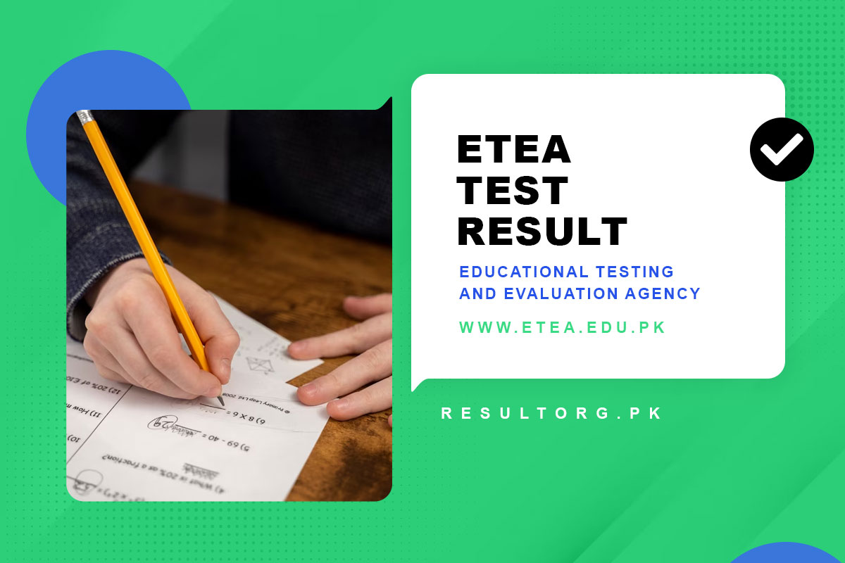ETEA Test Result by Roll Number and Name Online Check
