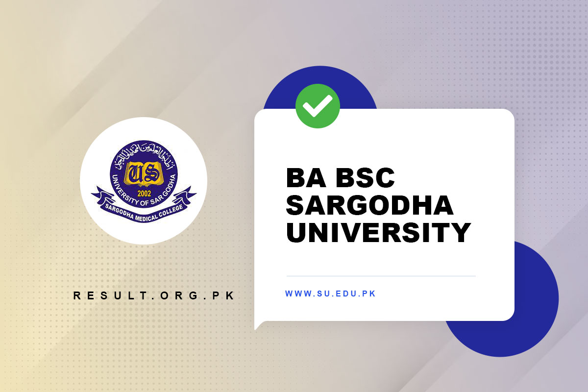 BA BSc Result 2023 Sargodha University