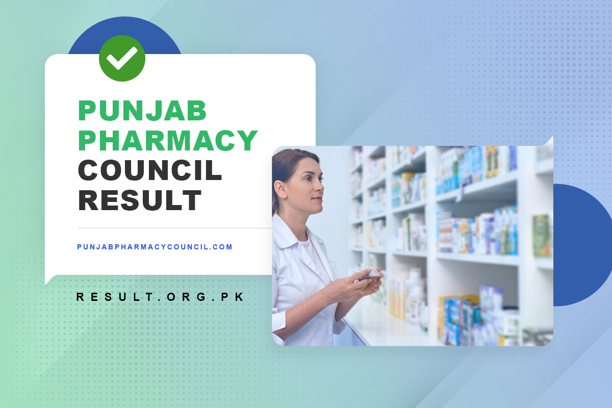 Punjab Pharmacy Council Result 2023 NTS 1st & 2nd Year 
