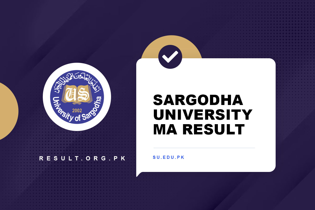 Sargodha University Ma Msc Result 2023