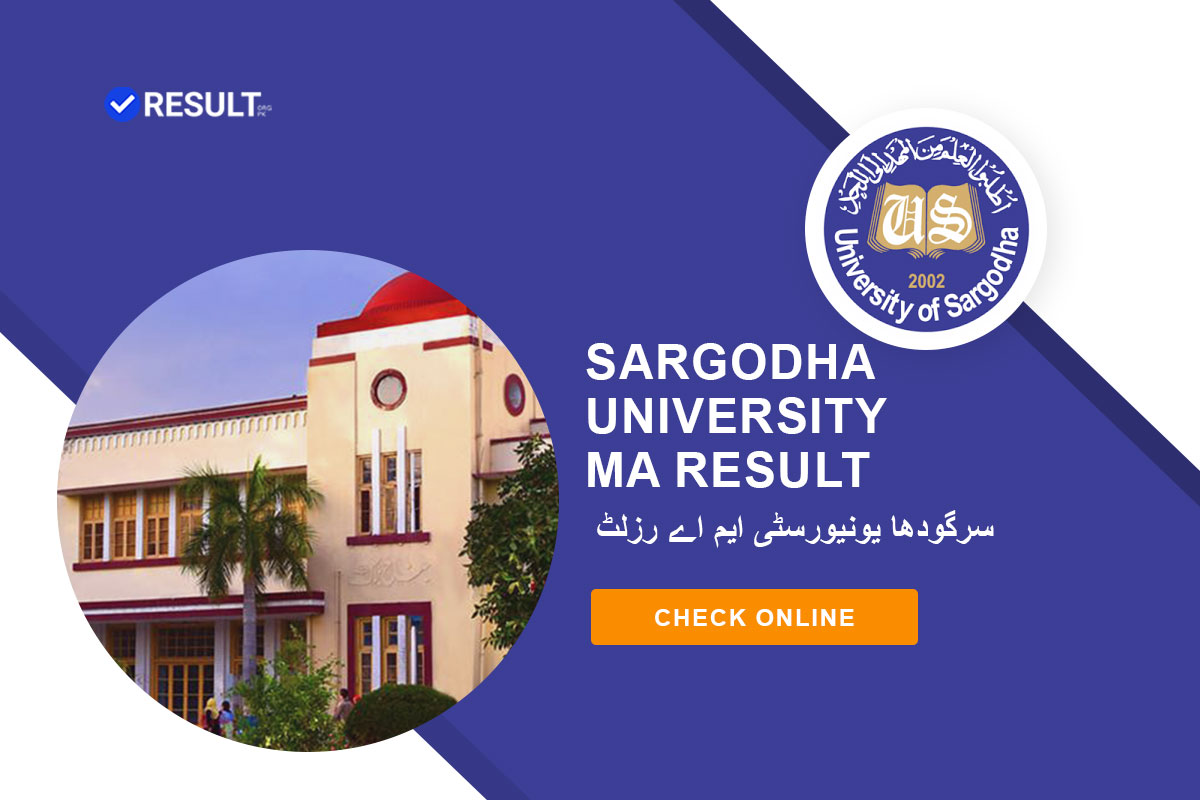 University Of Sargodha MA Result 2023 Detailed Marksheet