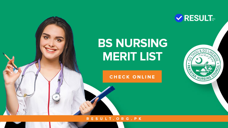 BS Nursing Merit List 2024 Download PDF