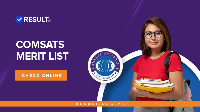 COMSATS Merit List 2024 Selected Candidate List
