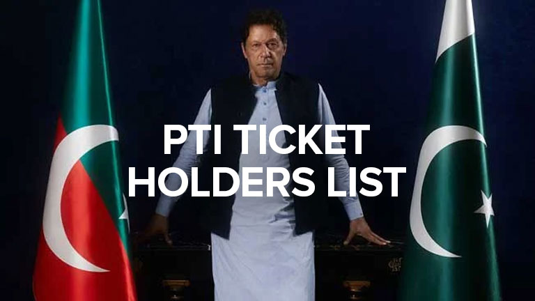 General Election: PTI Ticket Holders List 2024 MNA & MPA