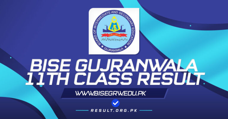 BISE Gujranwala 11th Class Result