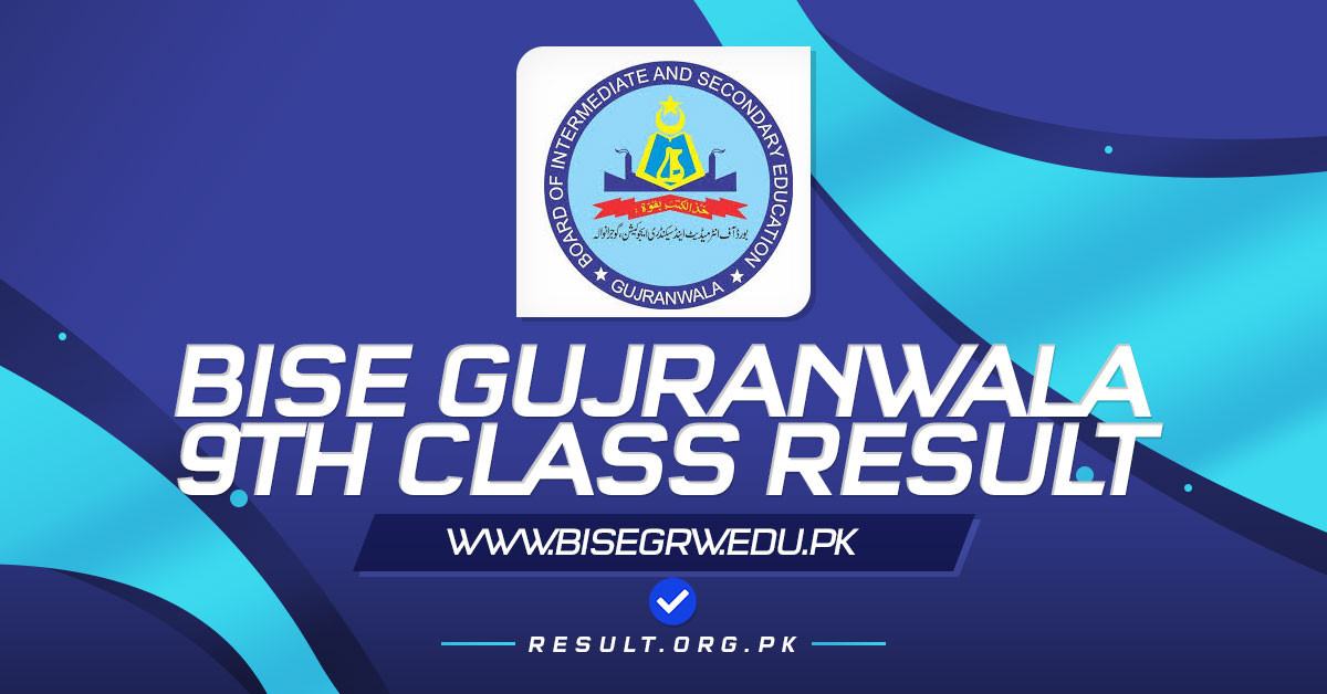 BISE Gujranwala 9th Class Result