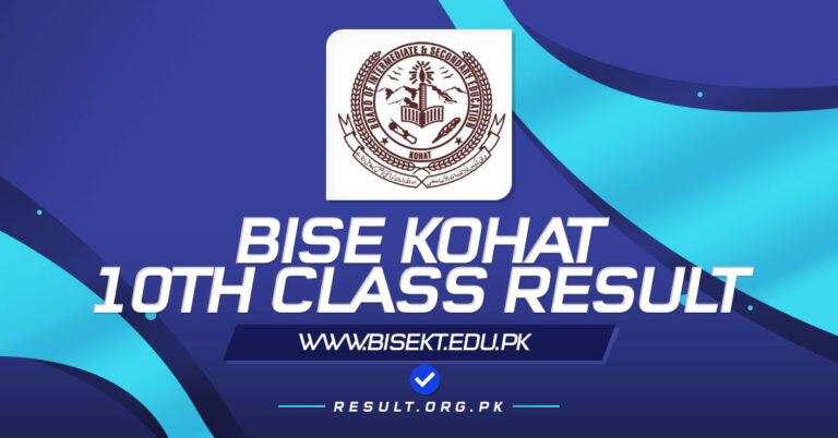 BISE Kohat 10th Class Result