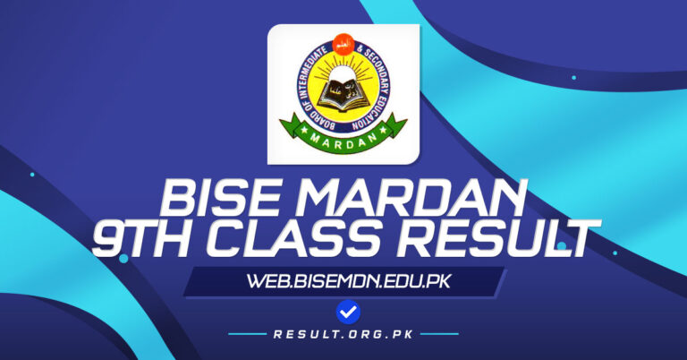 BISE Mardan 9th Class Result