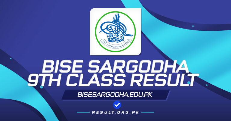 BISE Sargodha 9th Class Result