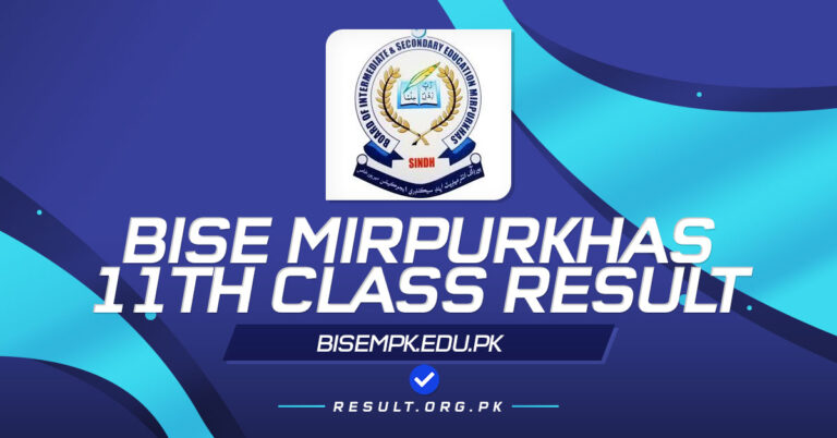 BISE Mirpurkhas 11th Class Result