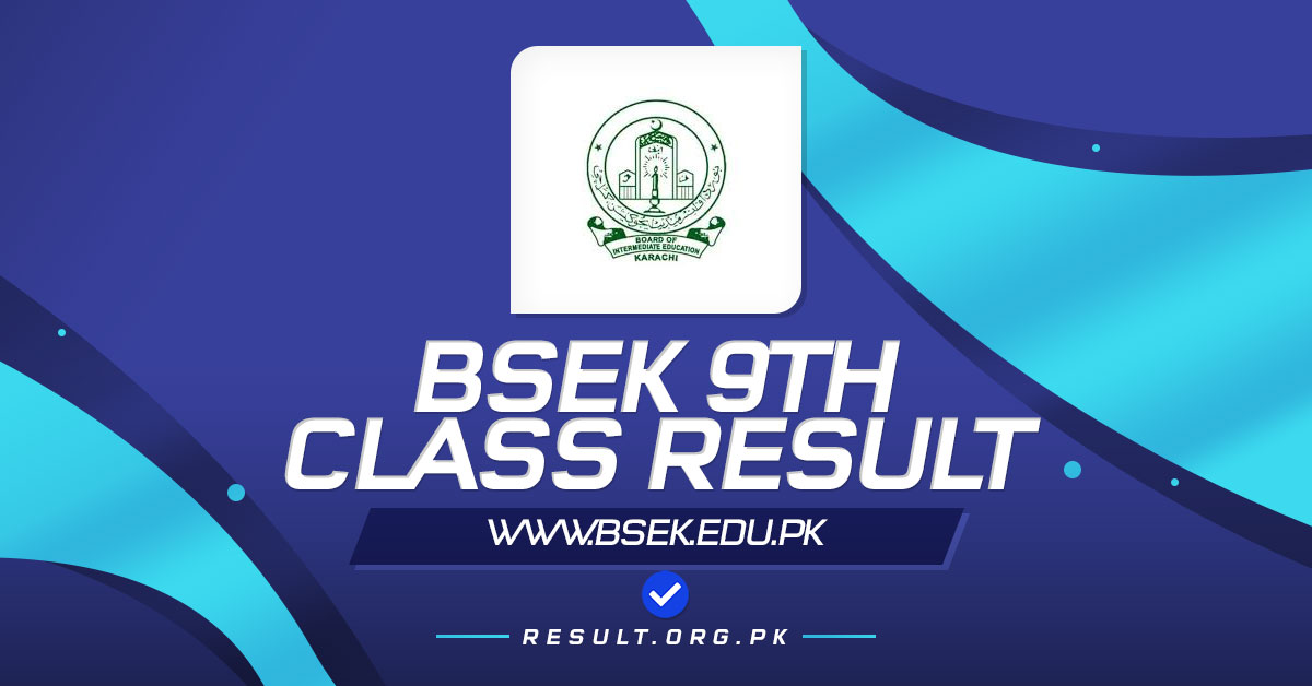 BSEK 9th Class Result